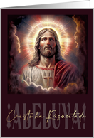 Aleluya Cristo ha resucitado Christ is Risen in Spanish Religious card