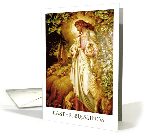 Easter Blessings. The Good Shepherd card (774275)