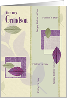 Happy Father’s Day for Grandson card