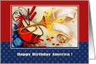 Happy Birthday America! Vintage card