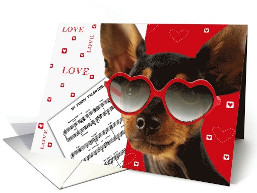Valentine's Day Card with Funny Dog card (895997)