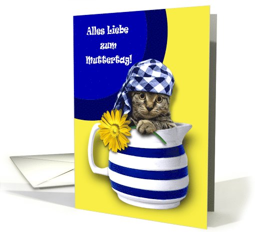 Alles Liebe zum Muttertag. Mother's Day Card in German card (919889)