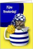 Fijne Moederdag. Mother’s Day Card in Dutch card