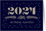 Bonne Anne 2024 Happy New Year 2024 in French card