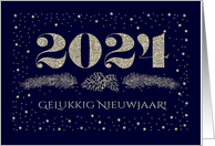 Gelukkig Nieuwjaar 2024 Happy New Year 2024 in Dutch card