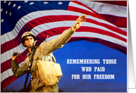 Remembering Our Heroes. Memorial Day Card