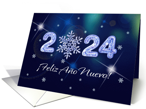 Feliz Ao Nuevo 2024 Happy New Year in Spanish card (964433)
