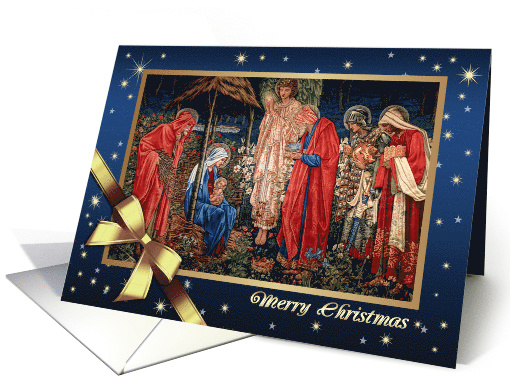 Merry Christmas. Adoration of the Magi card (980073)