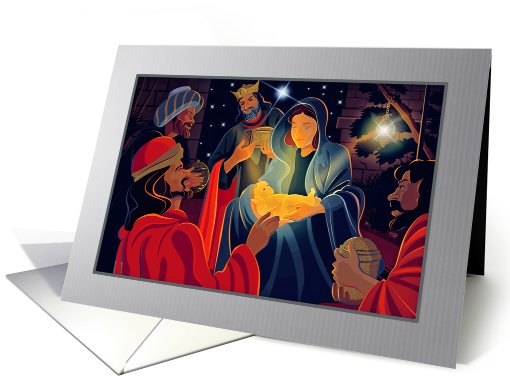 Merry Christmas. Three Wise Men card (999357)