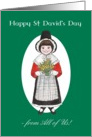 St David’s Day Card, Welsh Costume, from All of Us card