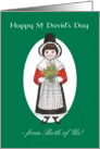 St David’s Day Card, from Both of Us, Welsh Costume card