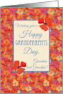 Grandparents Day Grandpa and Grandma Icelandic Poppies Blank Inside card