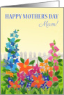 For Mam on Mother’s Day with Flower Garden in Sunshine card