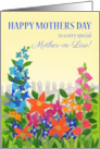 For Mother in Law Mother’s Day with Flower Garden in Sunshine card