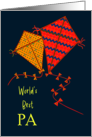 For World’s Best Pa on Father’s Day with Colourful Kites card