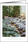 Sunlight on Snow Blank for Any Occasion card