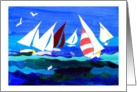 Sailing Boats card