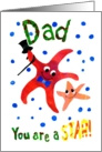 Starfish Father’s Day Card