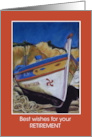 Retirement Best Wishes with Algarve Fishing Boat card