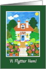 New Home Announcement with Swedish Greeting card