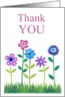 Thank You ’Flower Power’ Card