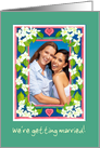 Lesbian Engagement Announcement Photo Card - Save the Date card