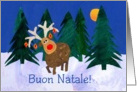Italian Christmas Reindeer Card