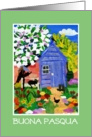 Italian Easter Card - Spring Garden card