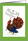 Humorous Christmas Turkey Card