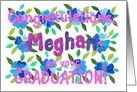’Meghan’ Name-Specific Graduation Congratulations Card