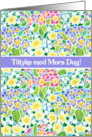 Mother’s Day Wishes in Danish with Primroses Blank Inside card