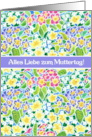 Mother’s Day Wishes in German with Primroses Blank Inside card