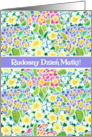 Mother’s Day Wishes in Polish with Primroses Blank Inside card