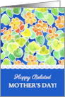 Belated Mother’s Day with Pretty Nasturtiums Pattern card