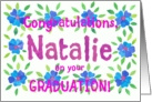 Graduation Congratulations Card, Natalie card