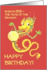 Birthday for Anyone Born in 1940 the Chinese Year of the Dragon card