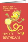 Birthday for Anyone Born in 1964 Chinese Year of the Dragon card