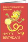 Birthday for Anyone Born in the Chinese Year of the Dragon card