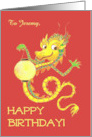 Custom Name for Anyone Born in the Year of the Dragon card