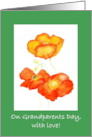 Grandparents Day Wishes with Orange Icelandic Poppies card