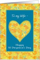 for Wife St Dwynwen...