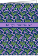 For Grandmother...