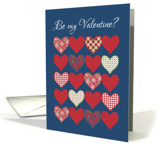 Be my Valentine? Card, Hearts and Roses card (1229698)