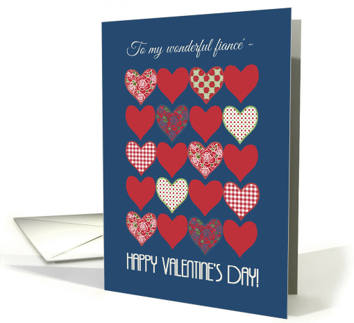 Valentine's Card for Fiance, Hearts and Roses card (1229704)