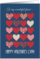 Valentine’s Card for Fiance, Hearts and Roses card