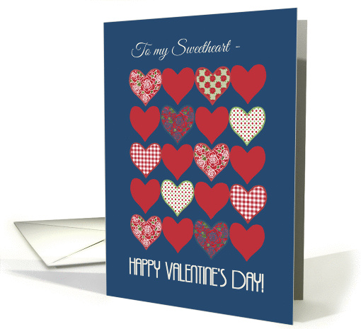 Valentine's Card for Sweetheart, Hearts and Roses card (1229734)