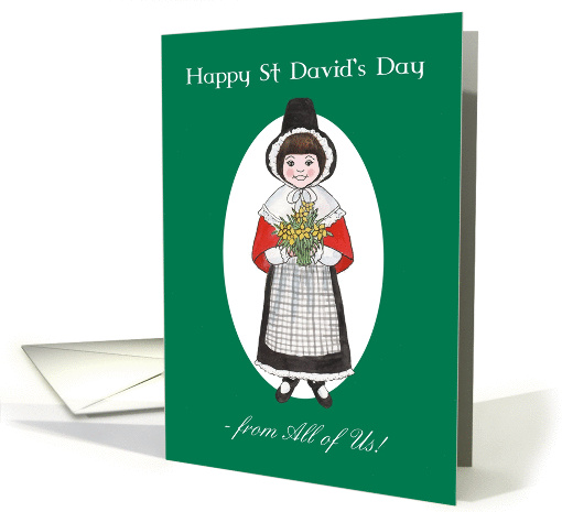 St David's Day Card, Welsh Costume, from All of Us card (1230474)