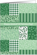Shamrocks Belated St Patrick’s Day Card