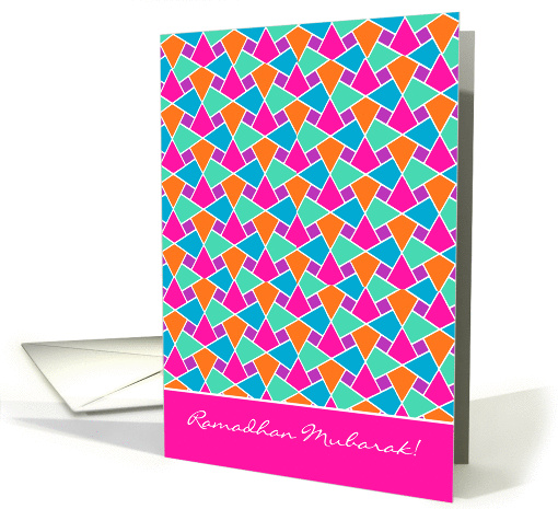 Colorful Ramadhan Card, Bright Islamic Pattern card (1291482)