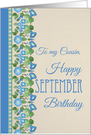 For Cousin September...